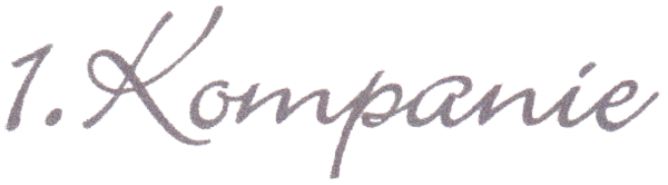 schriftzug 1 kompanie